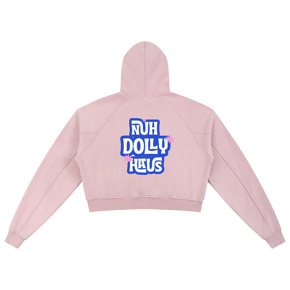 Thumbnail: Snow Washed Cropped Hoodie