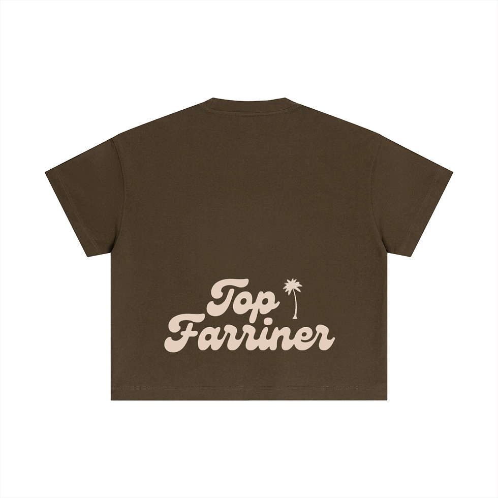 Thumbnail: Essential Cotton Boxy Crop T-Shirt