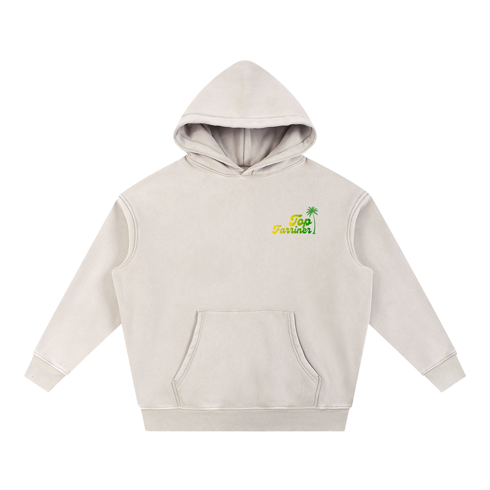 Thumbnail: Snow Wash Fleece Oversize Hoodie