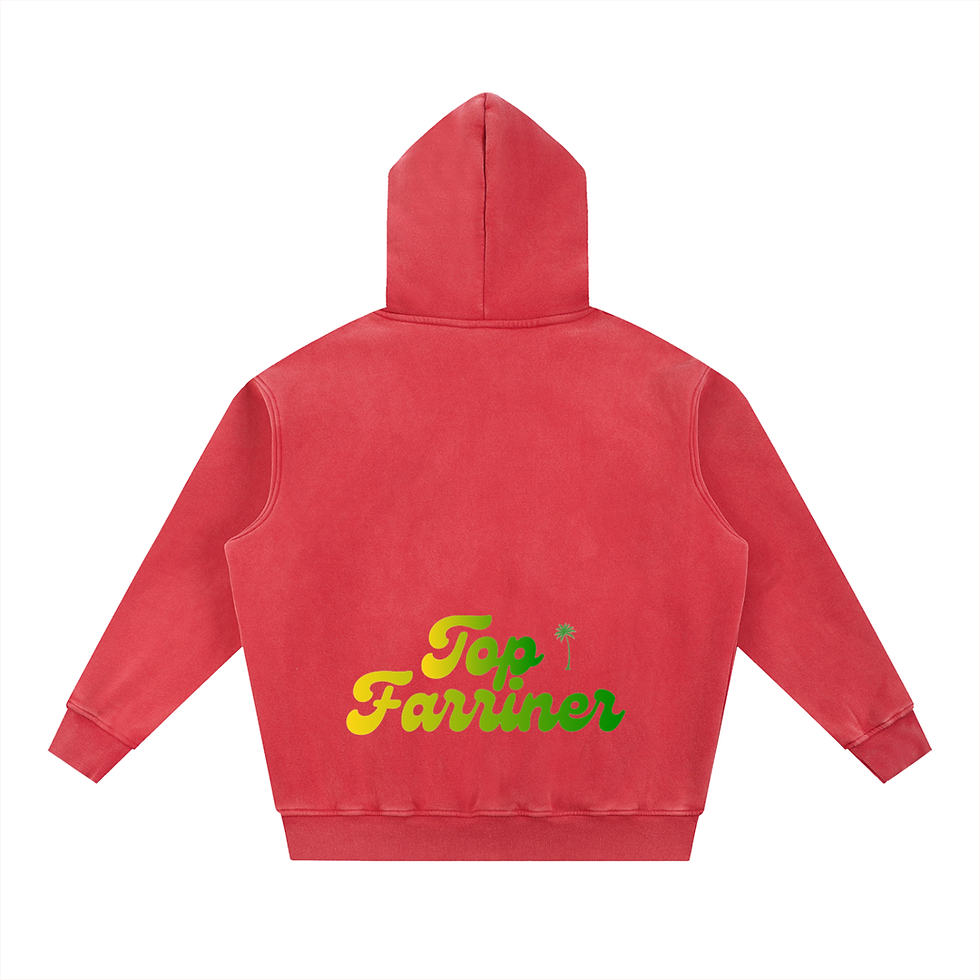 Thumbnail: Snow Wash Fleece Oversize Hoodie