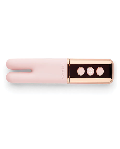 Thumbnail: Le Wand Deux Chrome Twin Motor Rechargeable Vibrator - Rose Gold