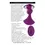 Thumbnail: Gender X Ball Game Rechargeable Rotating Silicone Vibrator Purple