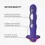Miniatura: Fun Factory Bouncer 7" Weighted Ball Dildo - blue