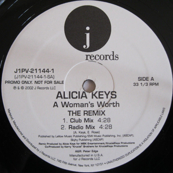 Miniaturbild: Alicia Keys - A Woman's Worth (The Remix) (2002)