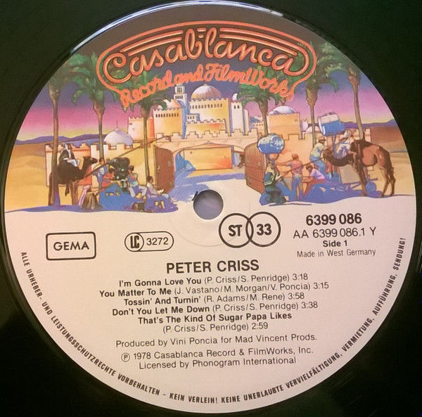 Miniature : Kiss, Peter Criss - Peter Criss (1980)