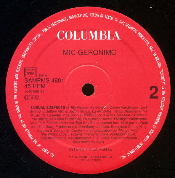 Miniaturbild: Mic Geronimo - Nothin' Move But The Money (1997)