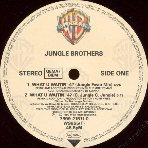 Miniaturbild: Jungle Brothers - What 'U' Waitin' 4? (1990)