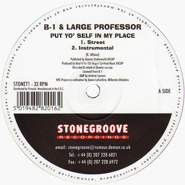 Miniaturbild: B-1, Large Professor - Put Yo' Self In My Place (1999)