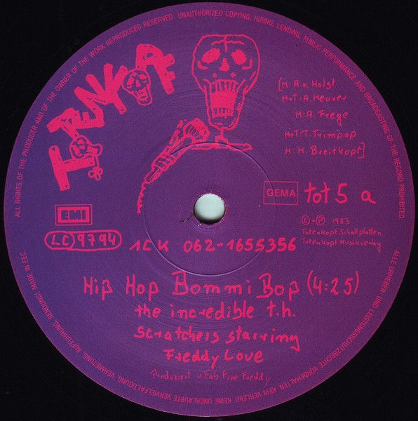 Miniaturbild: The Increadible T. H. Scratchers, Freddy Love - Hip-Hop-Bommi-Bop (1983)