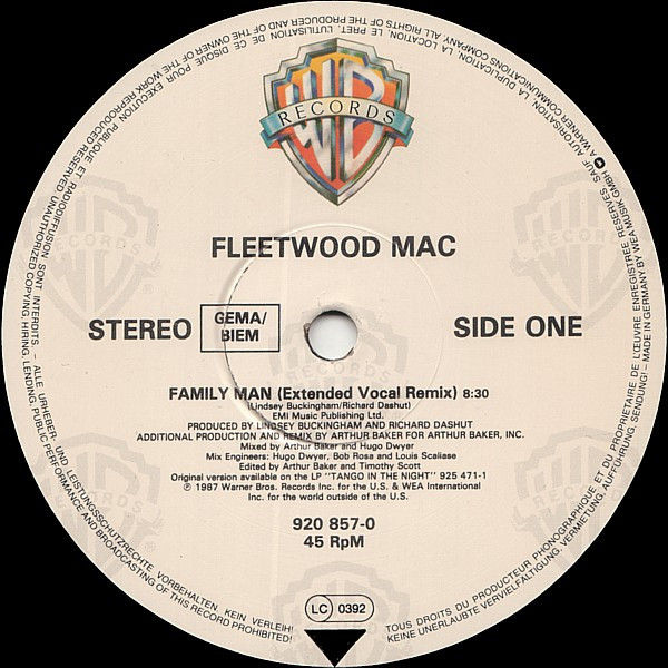 Miniaturbild: Fleetwood Mac - Family Man (1987)