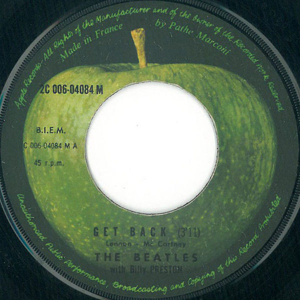 Miniaturbild: The Beatles - Get Back / Don't Let Me Down (1969)