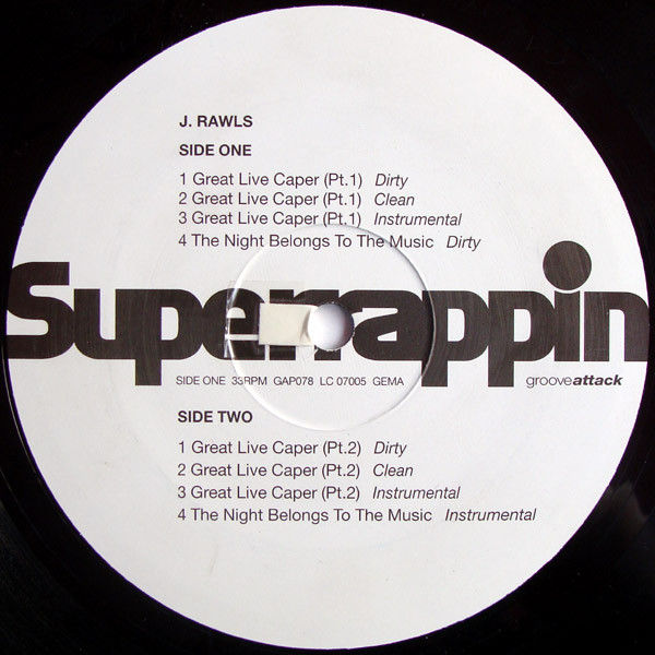 Miniature : J. Rawls - Great Live Caper (2001)