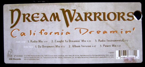 Miniature : Dream Warriors - California Dreamin' (1995)