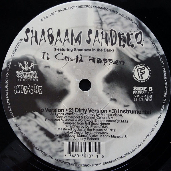 Miniature : Shabaam Sahdeeq - So Real / It Could Happen (1996)