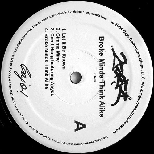 2for5 - Broke Minds Think Alike (2004) | Id Records