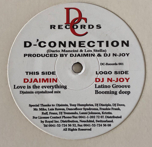 Miniaturbild: D Connection - Love Is The Everything - Latino Groove - Booming Deep (1998)