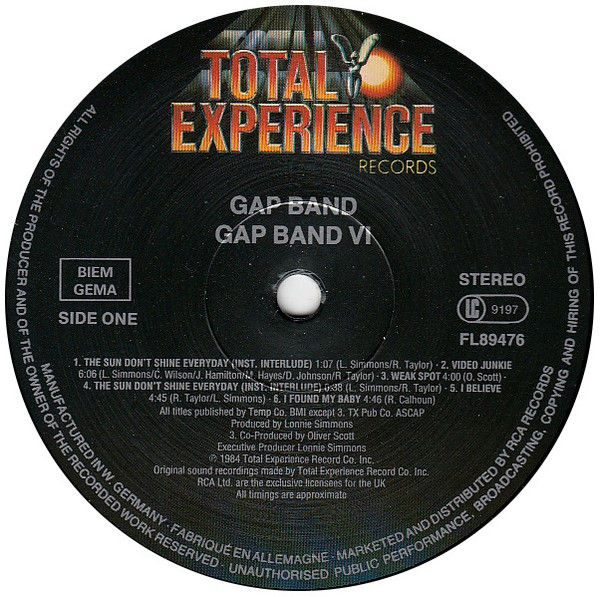 Miniaturbild: The Gap Band - Gap Band VI (1984)