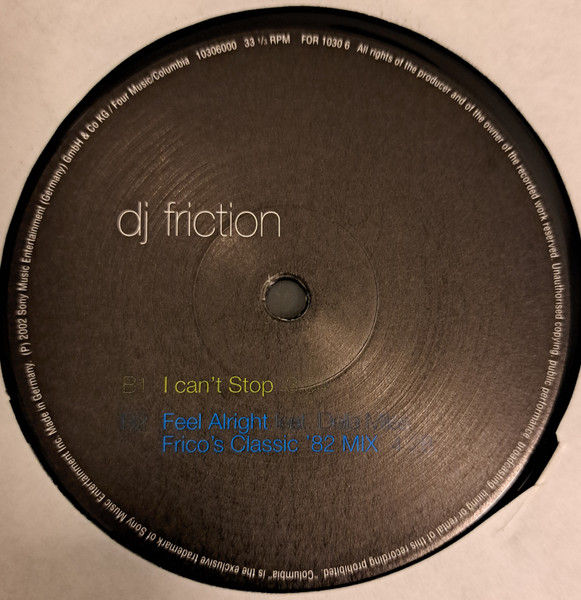 Miniaturbild: DJ Friction (2) - Feel Alright (2002)