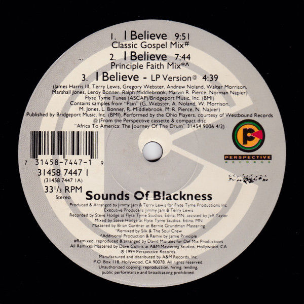 Sounds Of Blackness - I Believe (1994)