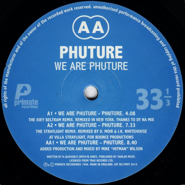 Miniaturbild: Phuture - We Are Phuture Remix EP  (1996)