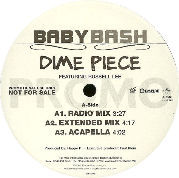 Baby Bash - Dime Piece / Hot Zone (2004)