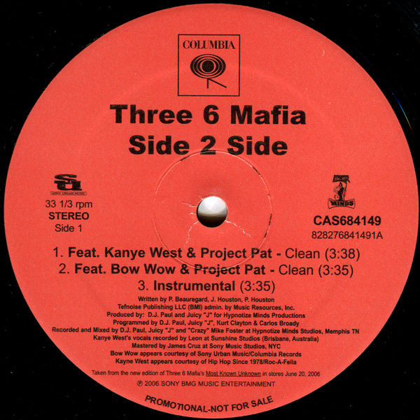 Three 6 Mafia - Side 2 Side (2006)