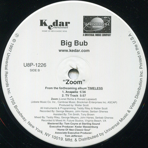 Miniaturbild: Big Bub - Zoom (1997)