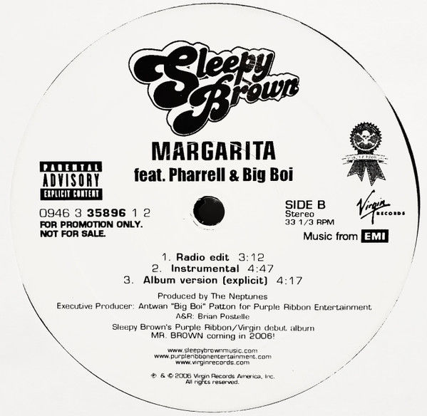 Miniature : Sleepy Brown, Pharrell Williams, Big Boi - Margarita (2006)