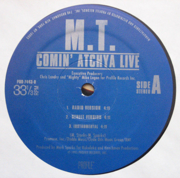 Miniature : M.T. (12) - Set It Off / Comin Atchya Live (1995)