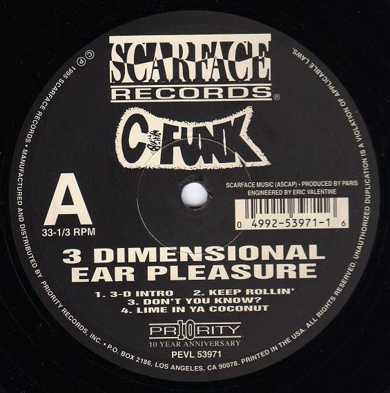 Miniaturbild: C-Funk - Three Dimensional Ear Pleasure (1995)