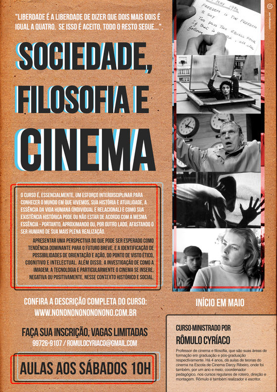Sociedade, Filosofia e Cinema - Material de Divulgação para o Curso