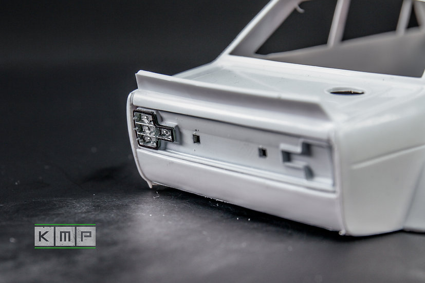 Fiat 131 Abarth Rear Plate detail-up