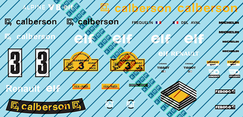 EDICOLA A&RSCHG045 Masstab: 1/43 | RENAULT ALPINE A310 CALBERSON (night EDICOLA A&RSCHG045 Masstab: 1/43 | RENAULT ALPINE A310 CALBERSON (night
