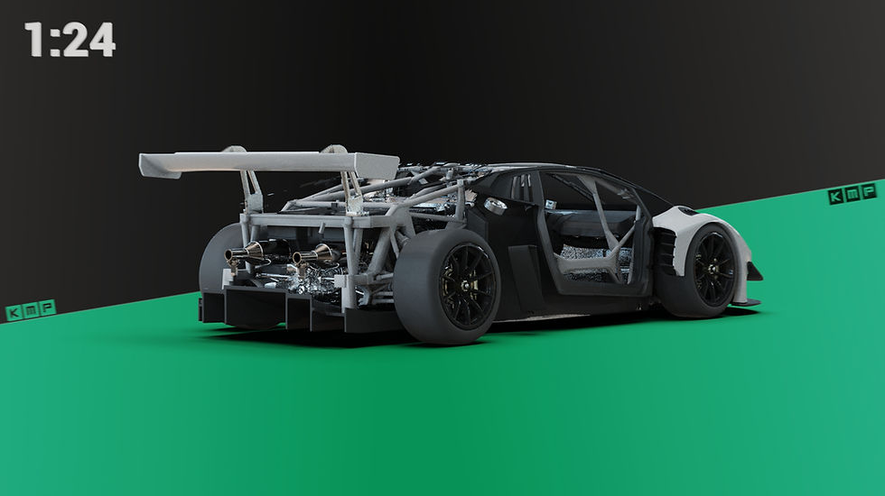 Miniaturbild: Lamborghini Huracan GT3 EVO 1:24 Full kit - Oregon Team n°19