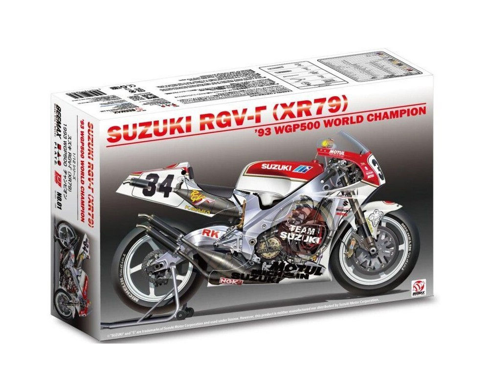 Beemax Suzuki RGV (XR79) 1993 WGP500 World Champion 1/12