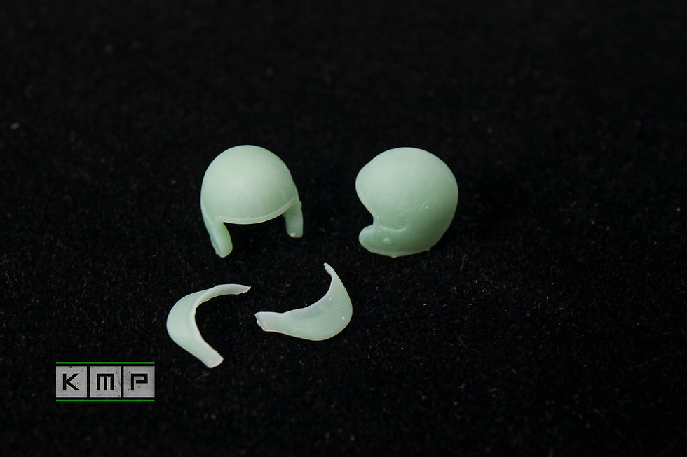 Miniatura: Helmets '70s Bell open with visor 1/24