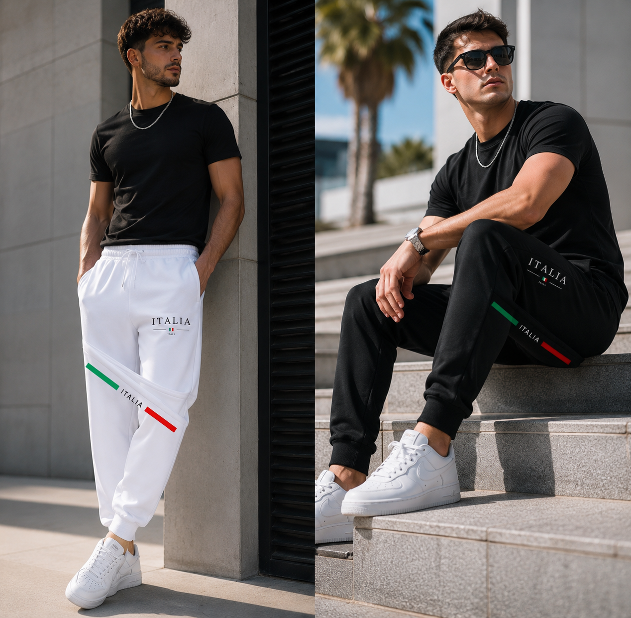 Italia Tricolore Urban Sport Joggers