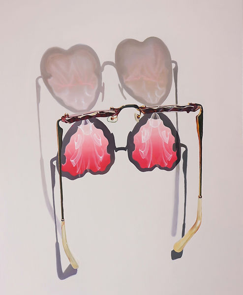 Heart Shaped Glasses #4 Oil on canvas 80x100cm.jpg