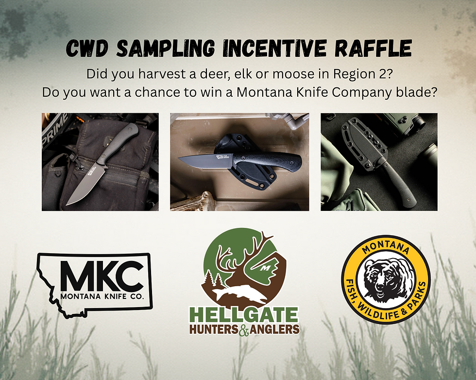 CWD Sampling Incentive Raffle