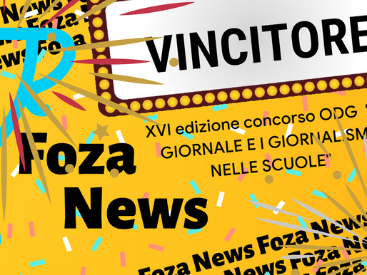 Foza News è tra 🏆i vincitori🏆 di "IL GIORNALE E I GIORNALISMI NELLE SCUOLE"