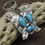 Thumbnail: *Sterling Silver Blue Turquoise Butterfly Pendant