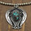 Thumbnail: Sterling Silver and Turquoise Southwest Necklace By DKL