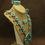 Thumbnail: Turquoise Inlay Squash Blossom Necklace Set