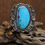Thumbnail: Gorgeous Navajo Sterling Silver Turquoise Cuff Bracelet by David K. Lister