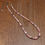 Thumbnail: Vintage Sterling Silver Rhodochrosite Beaded Necklace