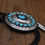 Thumbnail: Sterling Silver and Turquoise Shadow Box Buckle Bolo Set by Wilbur Musket