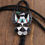 Thumbnail: Zuni Style Sterling Silver Multi-Stone Inlay Thunderbird Bolo Tie