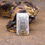 Thumbnail: Gorgeous Hand Stamped Sterling Silver Money Clip