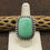 Thumbnail: Sterling Silver Variscite Ring by Jose Campos Size 8.5