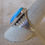 Thumbnail: *Southwest Sterling Silver and Turquoise Ring Size 10.75 by Bobby Platero